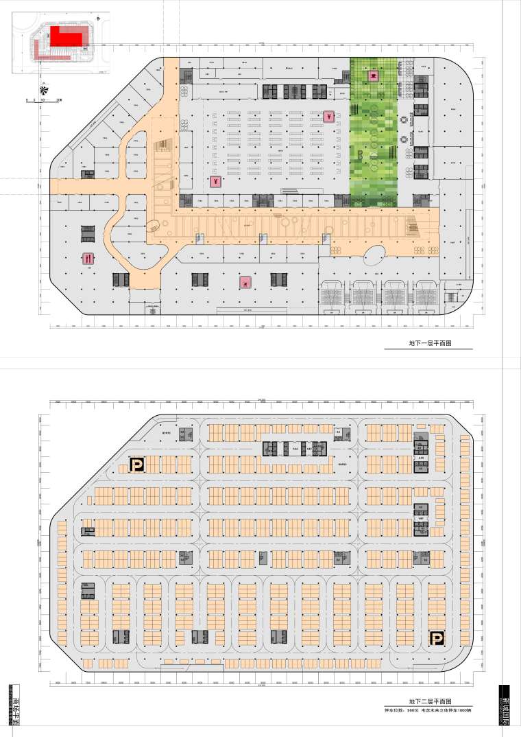 [安徽]合肥新城国际居住区规划设计方案文本-d-02商场平面0-1-0-2