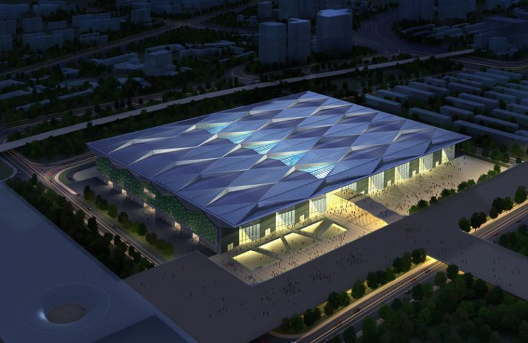 上海世博会主题馆西展厅资料下载-上海世博会主题馆结构选型与设计（PPT，32页）