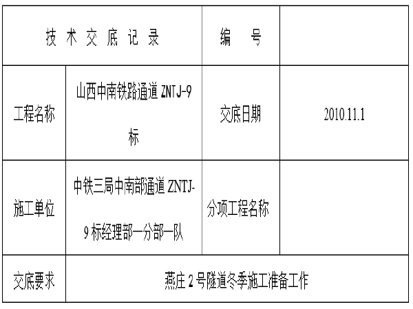 隧道保温砼资料下载-[山西]铁路隧道工程冬季施工技术交底