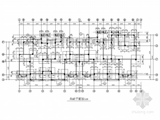 养老院改造项目施工图资料下载-2400平六层框架结构棚户区改造项目住宅结构施工图