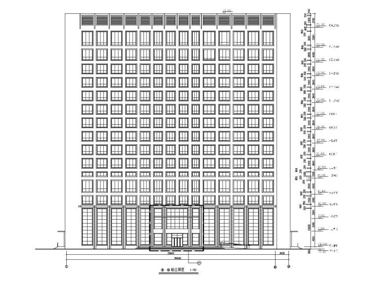 8层框架建筑结构图资料下载-甘肃16层框架剪力墙医院全套建筑结构图