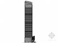 [深圳]56层玻璃幕墙办公大厦建筑设计施工图（含效果图 知名设计院）