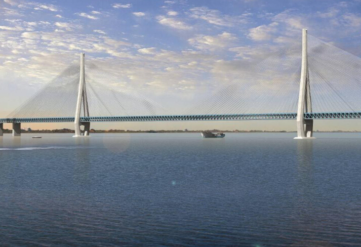 大桥su模型下载资料下载-长江大桥双层桥面及混凝土箱梁主要技术参数