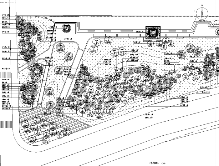 [浙江]生态湿地滨海河道景观整治设计全套施工图（附实景图+PDF施工图）-绿化设计图