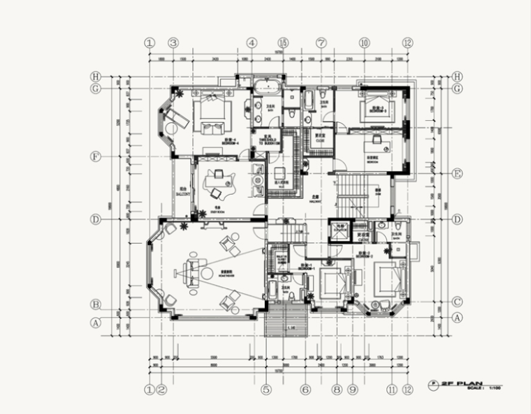 英式室内装修资料下载-[湖南]威尼斯城英式府邸豪宅室内设计方案（18页）