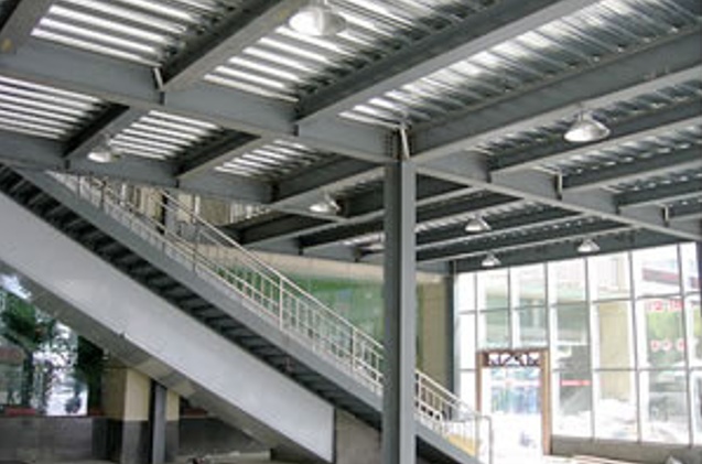 食品交易中心钢结构设计资料下载-平台钢结构设计