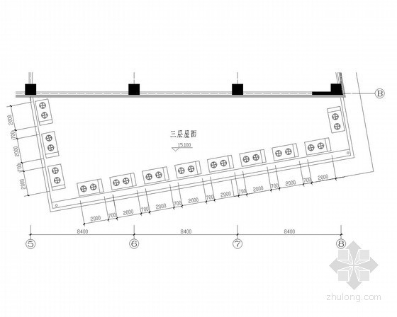 高层住宅建筑空调通风系统施工图（大样图多）-空调设备布置平面图 