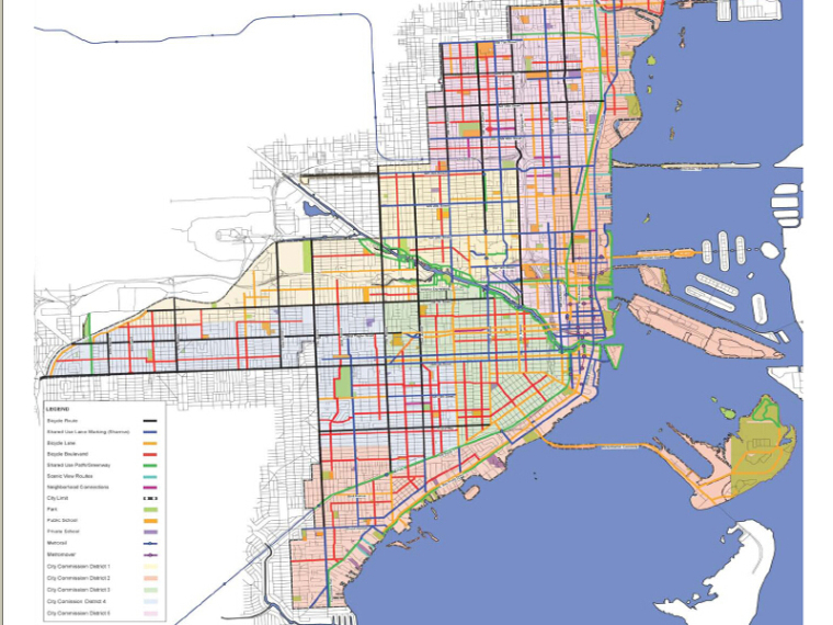 街道停车设施设计资料下载-[国外]自行车街道总体规划扩初方案文本