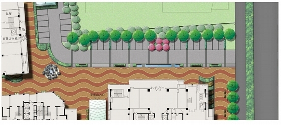 [安徽]印象园林居住区景观设计深化方案-商贸中心设计