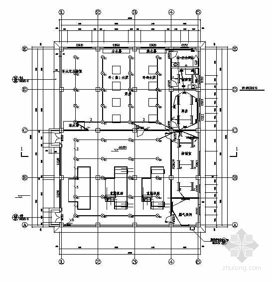 氧气站电气施工图资料下载-北京某冷热站电气施工图