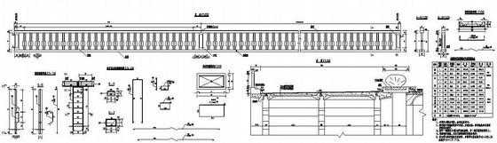拱桥栏杆施工方案资料下载-预应力桥栏杆及钢筋构造节点详图设计