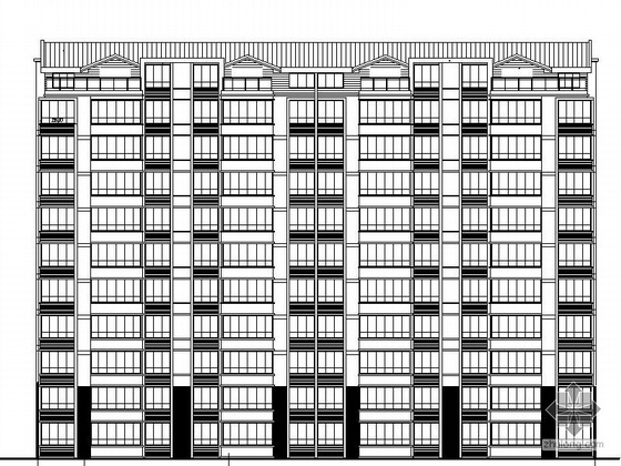 十层住宅楼设计图资料下载-[太仓]某十层住宅楼建筑施工图（19号楼）