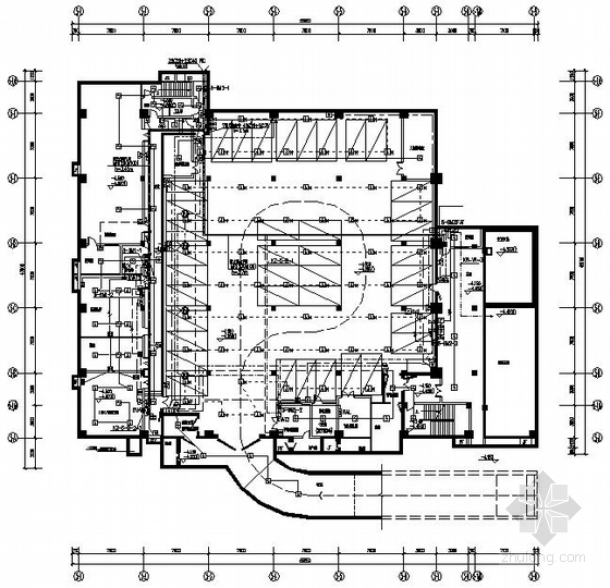 运动场馆建筑资料下载-[深圳]某运动场馆弱电施工图纸