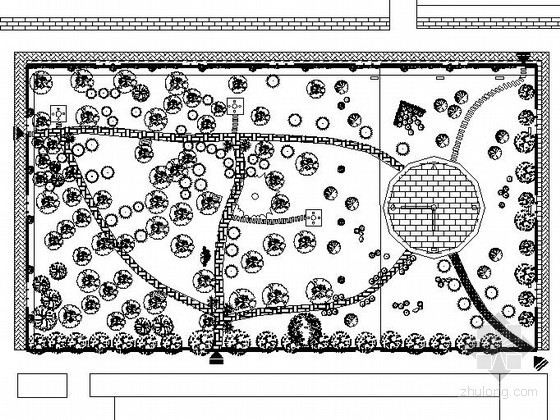 山地校园景观设计案例资料下载-某校园公共绿地景观设计