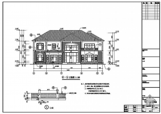 轻钢别墅屋面资料下载-东莞某三层A12型轻钢别墅建筑结构图