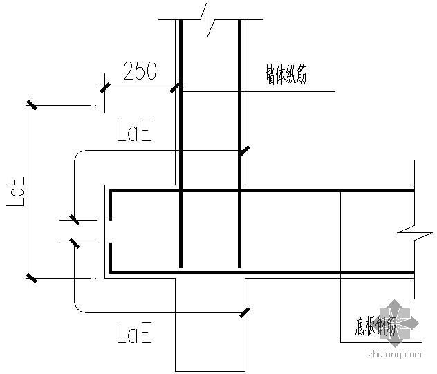 地下室底板大样资料下载-某地下室底板构造大样节点构造详图(2)