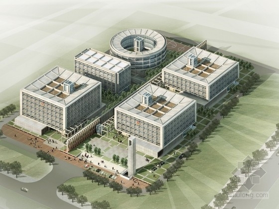 5层政府办公楼建筑设计资料下载-[东莞]某行政办公楼建筑设计方案文本（含CAD）