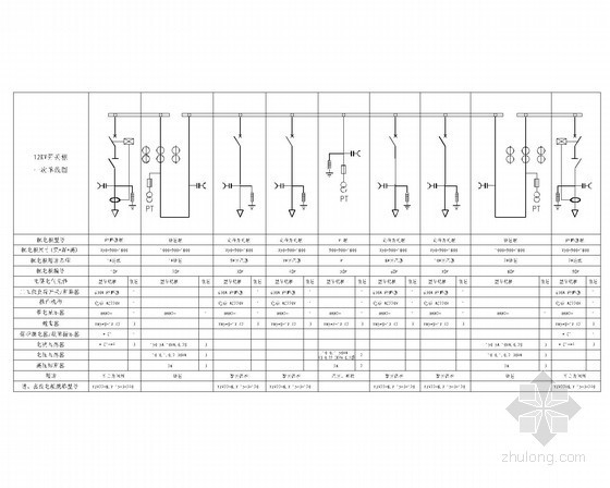 10Kv商业小区高压配电系统图43页-商业配电室高压一次系统图 