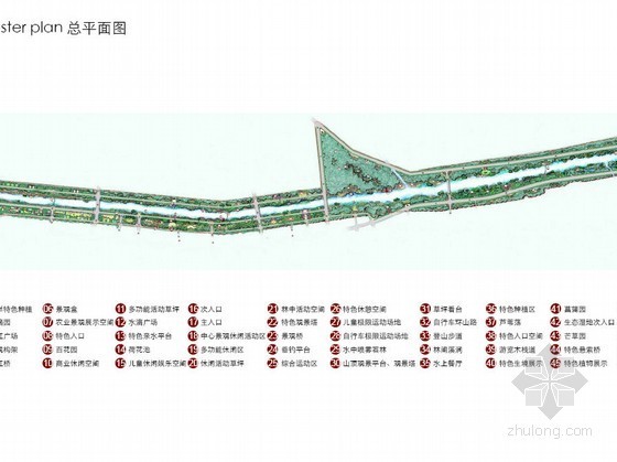 山东总体规划资料下载-[济宁]河道综合景观总体规划设计方案