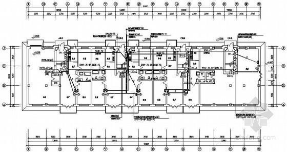 哈尔滨建筑施工图纸资料下载-[哈尔滨]中学住宅楼电气施工图纸