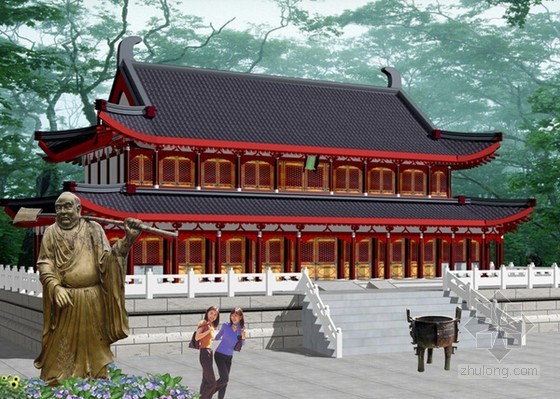 EXCEL预算报表资料下载-[江苏]寺庙藏经楼土建工程预算书(全套报表 综合单价分析)