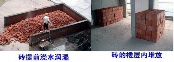 [辽宁]砌筑工程施工工艺详解（砌块多样、附大量施工图）-砖砌筑前准备工作 