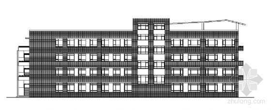 一层砖混办公室资料下载-某四层小学建筑施工图