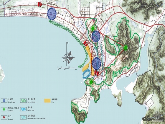 三角地商住综合体方案文本资料下载-[三亚]某阳光海岸段城市设计文本