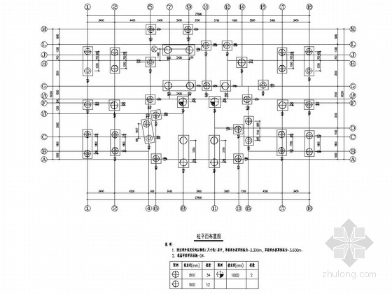 6225平18层框剪结构住宅楼结构施工图