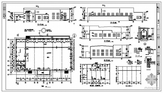 锅炉房钢结构图纸资料下载-北京某锅炉房图纸