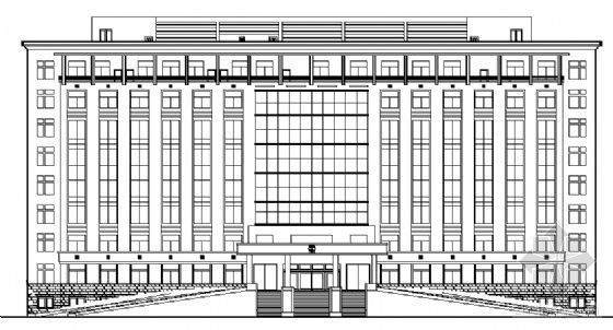 七层办公建筑资料下载-某七层办公大楼建筑施工图