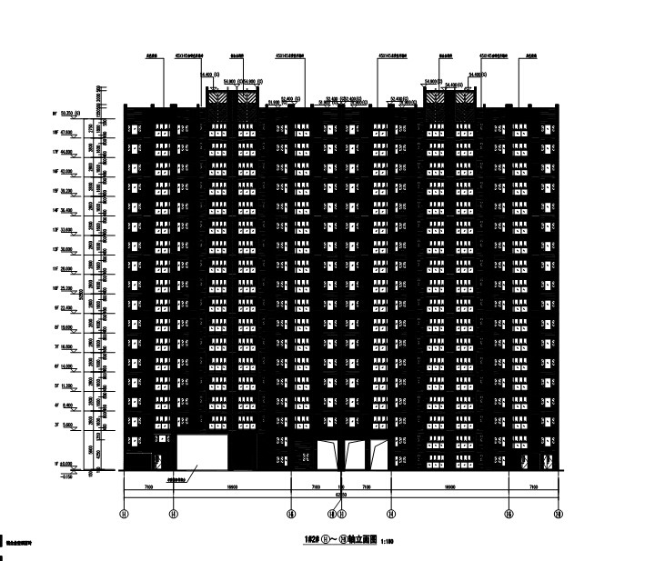 14层高层住宅建筑施工图资料下载-[浙江]14栋剪力墙结构高层住宅及幼儿园建筑施工图（PDF版本）
