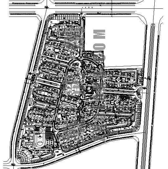 小高层住宅区规划方案资料下载-玉龙花园总图规划方案设计