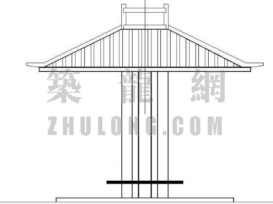 园林景观节点详图下载资料下载-单亭及组合亭节点详图