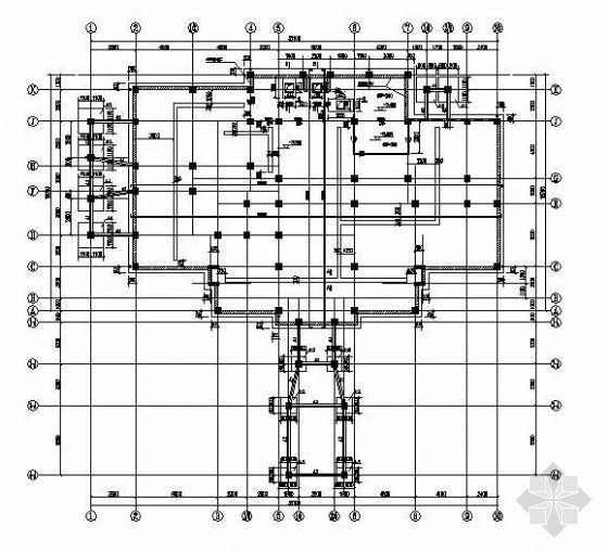 钢混组合框架资料下载-三层钢混组合结构住宅结构图纸