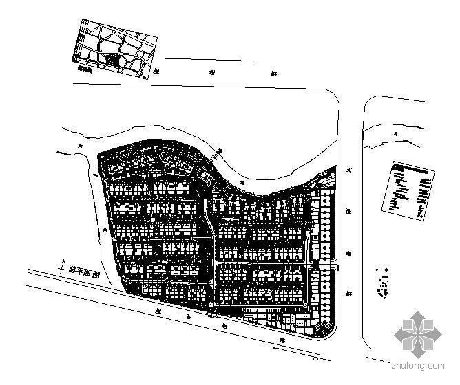 小区中庭景观设计案例分析资料下载-某小区景观设计总平面