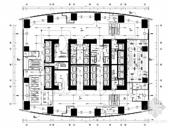 酒店地下室平面图资料下载-[深圳]九十八层超高大厦强电系统施工图纸（办公、酒店及四层地下室）