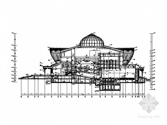 [宁夏]某六层大型甲等歌剧院建筑施工图- 