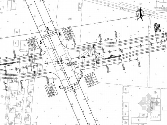 柱式标志牌施工图资料下载-[安徽]城市次干路道路工程全套施工图设计222张（含桥梁 排水 照明）