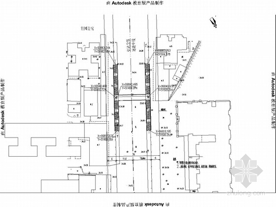 龙岗人行天桥施工图资料下载-25米人行天桥施工图设计52张（钢箱梁）