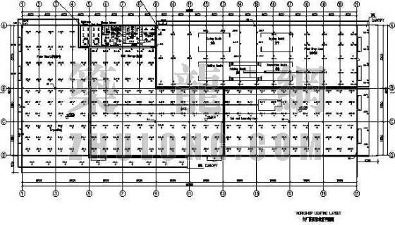 单层门房CAD资料下载-上海某工业厂房的电气扩初设计