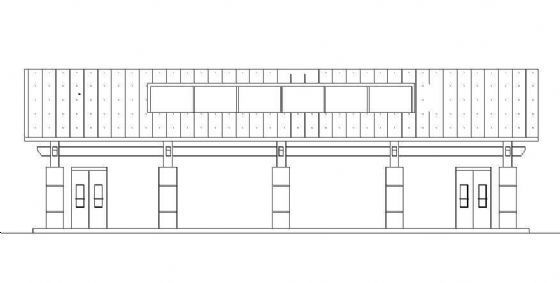 消防队指挥中心总坪施工图资料下载-某公厕施工图