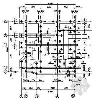 钢筋加工钢结构设计图纸资料下载-某别墅结构设计图纸