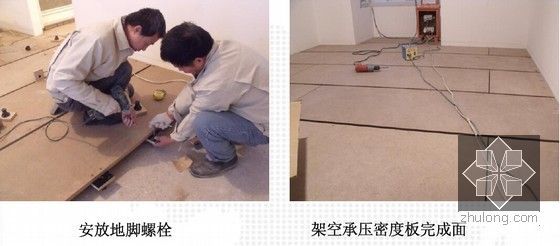 建筑工程工厂化住宅精装修项目施工案例研究及干法施工工艺介绍-架空地面