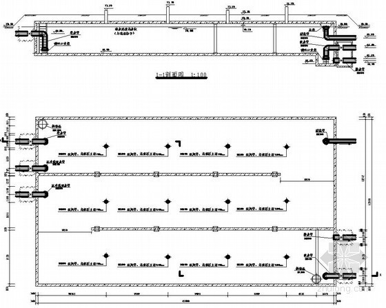 [学士]永丰给水工程扩大初步毕业设计（精选）-清水池平面图 