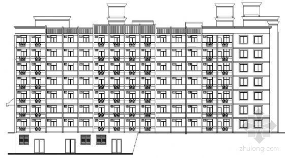 福建省学生公寓资料下载-福建省某七层学校宿舍楼建筑施工图