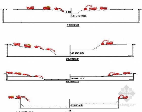 相邻构筑物基坑开挖资料下载-[黑龙江]商业广场基坑支护施工方案（土方开挖）