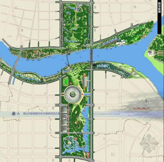 滨河主题公园资料下载-[施里克&华南理工]佛山市中央公园及滨河公园规划设计