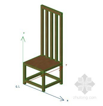 椅子的模型资料下载-花式椅子 05 ArchiCAD模型