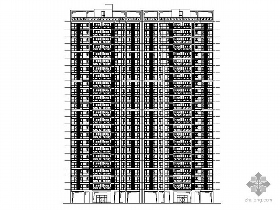 现代18层住宅资料下载-[东莞]某小区18层住宅建筑施工套图